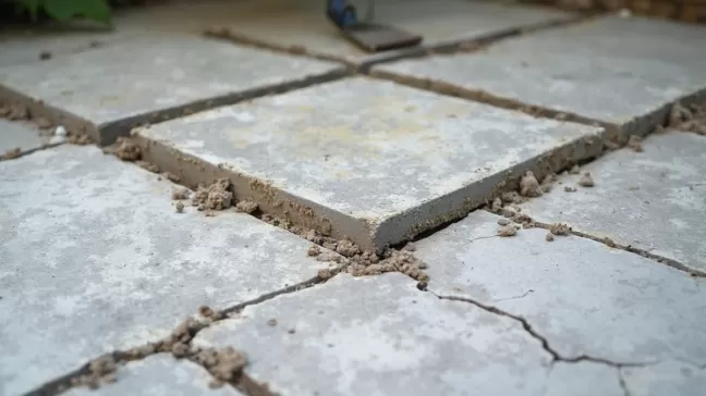 Układanie płyt tarasowych na starym betonie